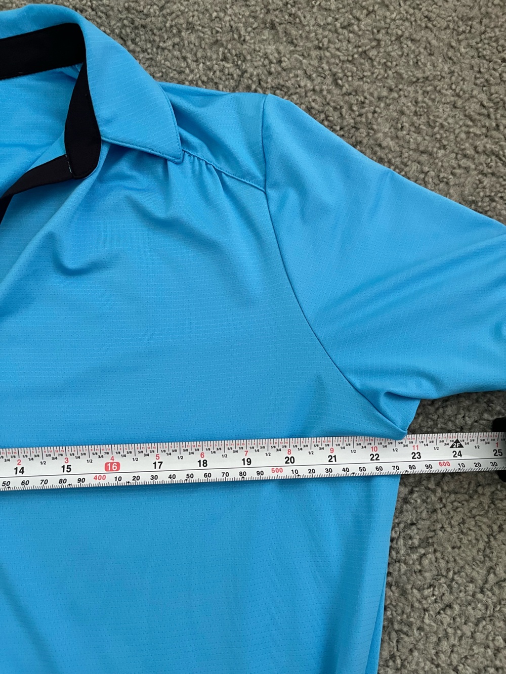 Sport Haley Womens Turquoise Short Sleeve Polo - Picture 4 of 6